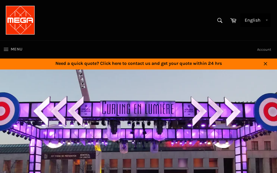 mega-stage.com/ screen capture